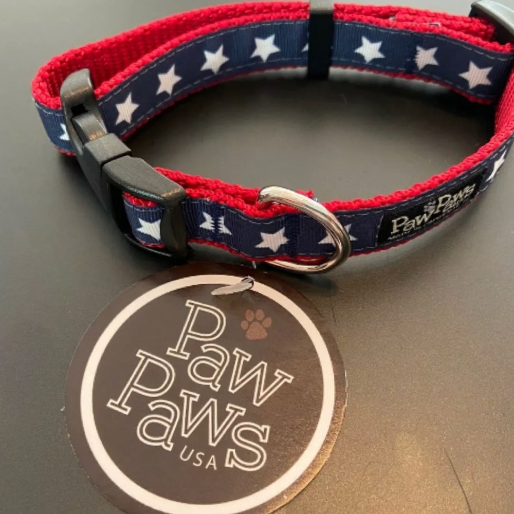 Dog Collar PAW PAWS "Stars" Size Medium